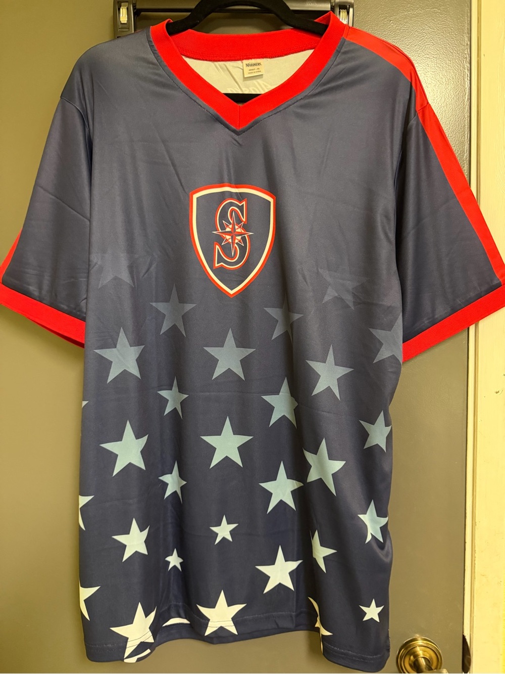 Seattle Mariners Stars & Stripes Soccer Jersey